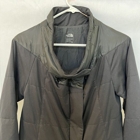 The North Face Black‎ Pseudio Long Puffer Jacket Small - Picture 4 of 15